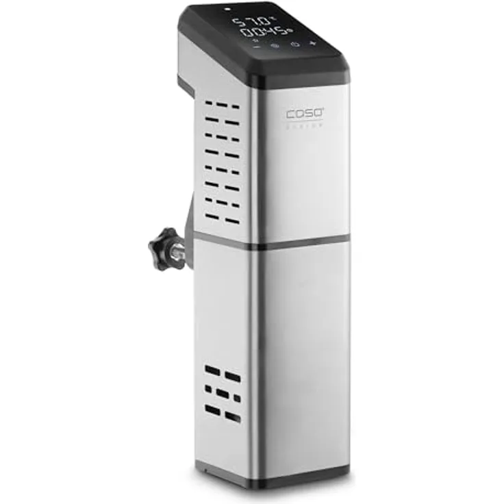 CASO Sous Vide Stick SV 2000 Pro Smart - Edelstahl, 2000 Watt, IPX7 Wasserdicht, App Steuerung