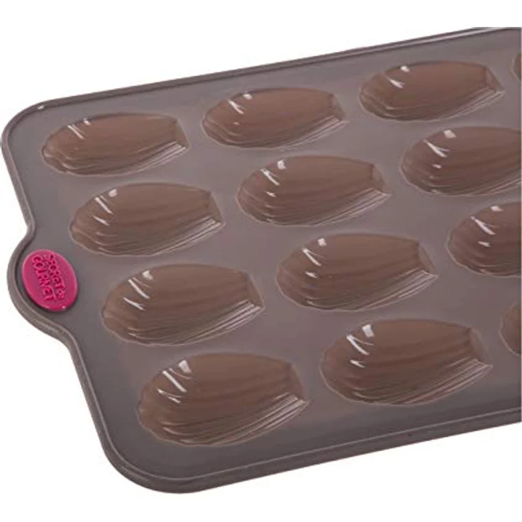 5five Silikonform für 16 Madeleines, hohe Flexibilität, Abmessungen 35,9x24,3x19 cm – Bild 5