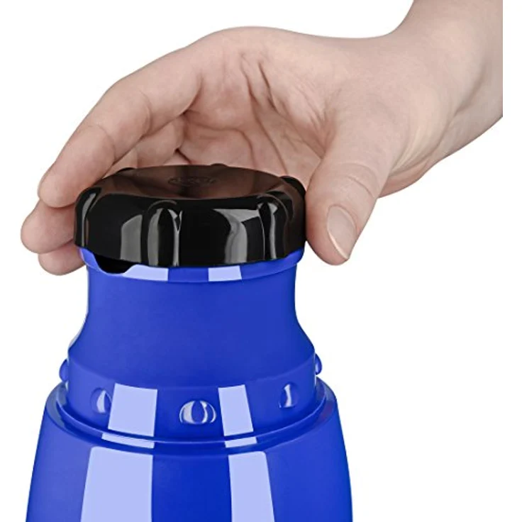 Emsa 502445 Isolierflasche, Mobil genießen, 750 ml, Schraubverschluss, Blau, Rocket – Bild 6