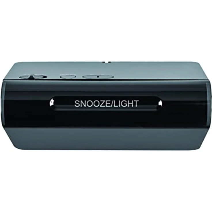TFA Dostmann Funkwecker ICON TFA 60.2543, schwarz, mit LED Leuchtziffern und Funkuhr – Bild 2