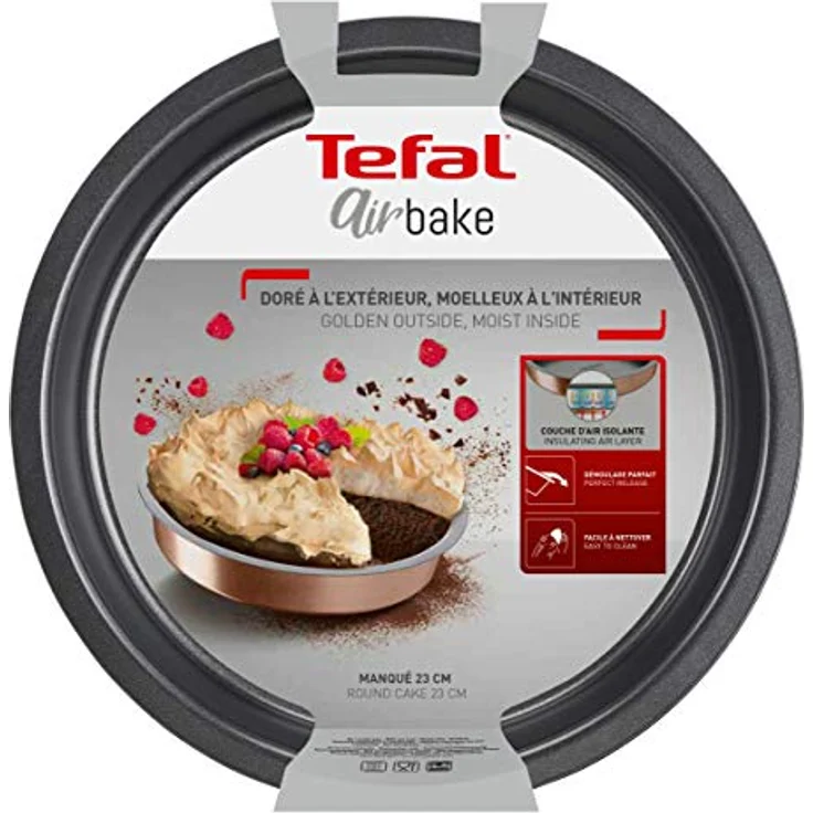 Tefal J2559614 Airbake Backform, 23 cm, Antihaftbeschichtung, Stahl, Braun – Bild 9