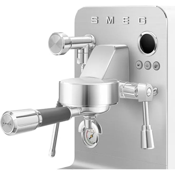 Smeg EMC02WHMEU Minipro-Espressomaschine, Plastic mit schnellem Aufheizen und leistungsstarker 15-Bar-Pumpe – Bild 4