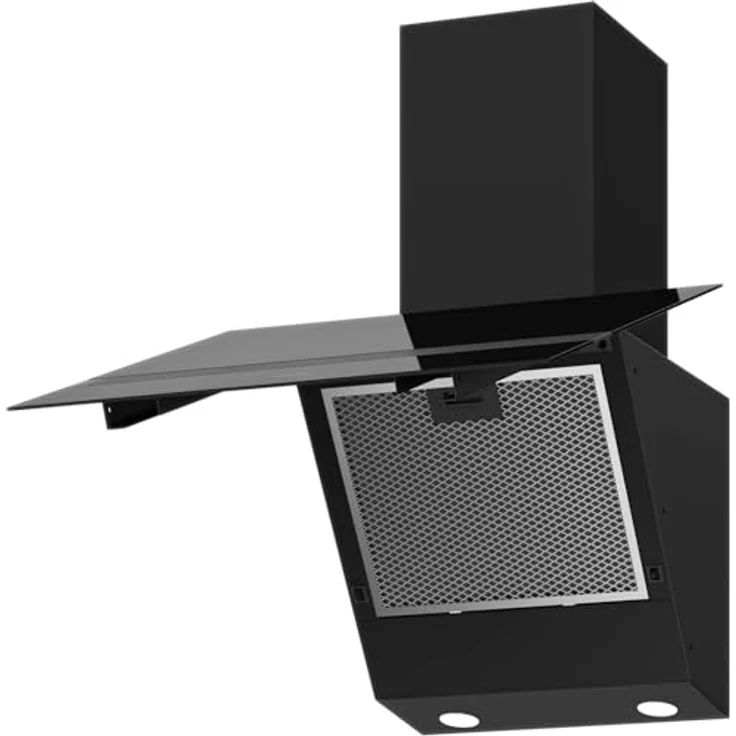 Oranier ALIS60S2 Kopffreihaube 60 cm, moderne Wandhaube mit Touch-Bedienung und LED-Beleuchtung, pureBlack – Bild 2