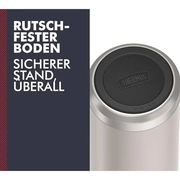 Thermos THERMOS ICON BEVERAGE BOTTLE 0,71l, beige/sandstone mat, Edelstahl Trinkflasche 710ml, 18h heiß / 24h kalt, spülmaschinenfest, absolut dicht, BPA-frei – Bild 4