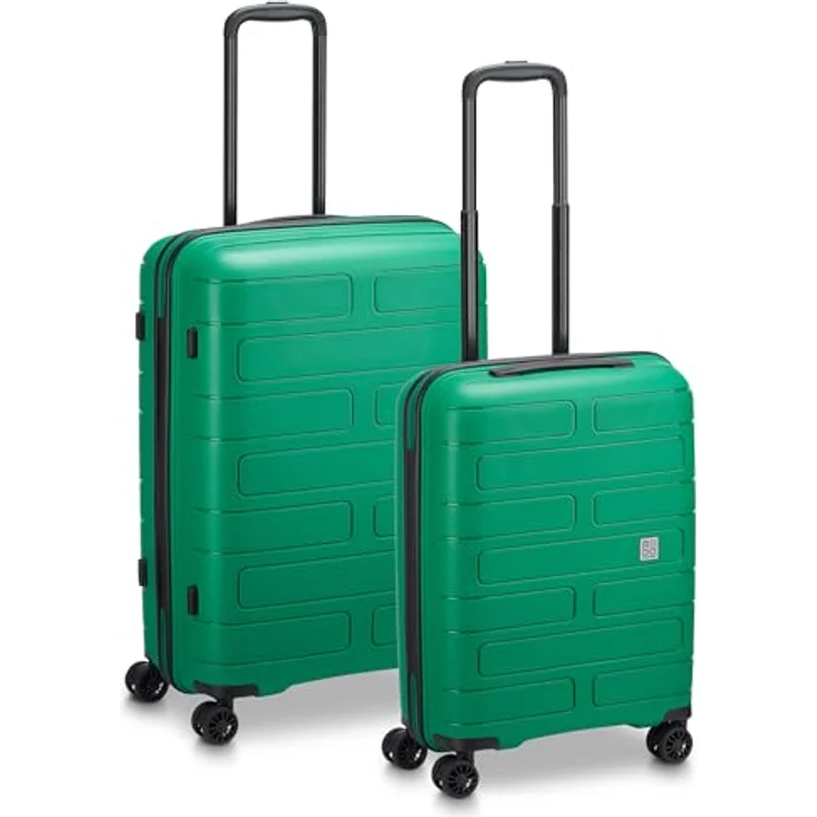 MODO by Roncato Supernova 2.0, 2-teiliges Kofferset mit 4 Rollen, grün, 100% Polypropylen, 45 cm x 26 cm x 66 cm – Bild 2