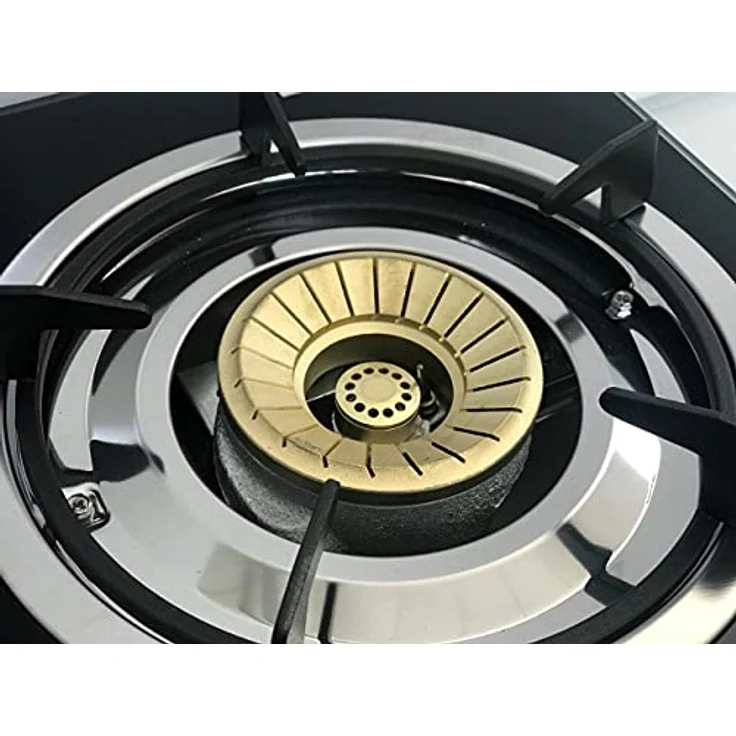 Phönix PS2 Gaskocher 2 flammig Propan 8 KW Glas Kochfeld Gasherd mit Zündsicherung inkl. Gasschlauch-Regler Set – Bild 2