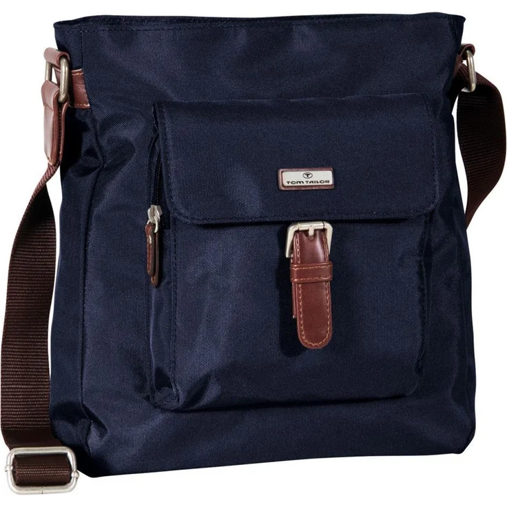 Tom Tailor Women Rina Umhängetasche, 26 cm, Blau, strapazierfähiges Polyester, Reißverschlussverschluss, leicht und vielseitig