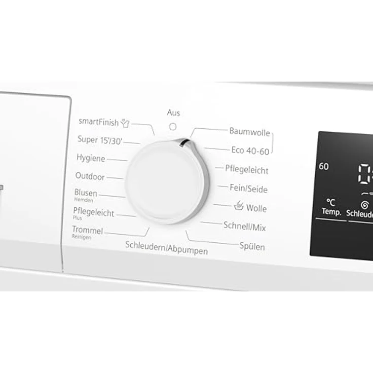 Siemens WM14N127 iQ300 Waschmaschine – 8kg, 1400 U/Min, speedPack L, Outdoor-Programm, LED-Display, effizienter Frontlader – Bild 8