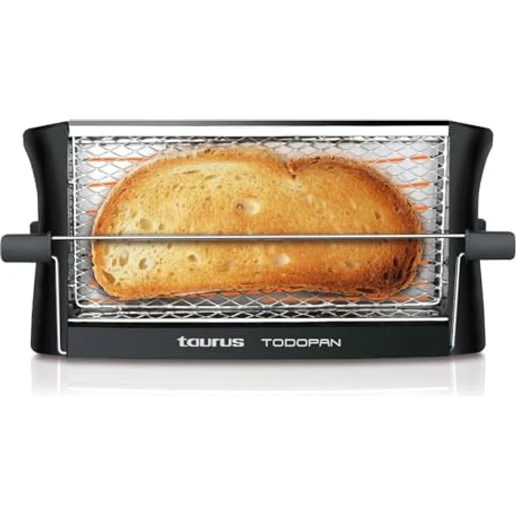 Taurus 960632 Toaster aus Edelstahl, 700 W, für alle Brotsorten, mit Haltestab – Bild 2