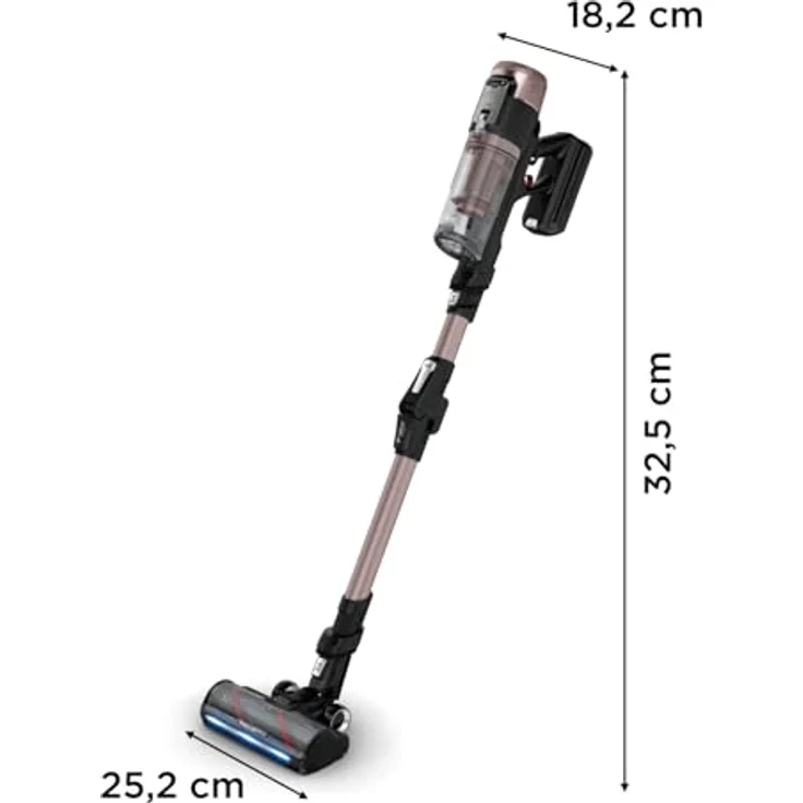 Rowenta X-Force Flex 16.60, Akku-Hand- und Stielstaubsauger mit 120 Minuten Laufzeit, 315 Air Watt Saugkraft, Flex-Gelenk, beutellos, LED-Beleuchtung – Bild 9