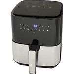 DESKI Heißluftfritteuse 5 Liter Edelstahl schwarz 1450 Watt Touch Display