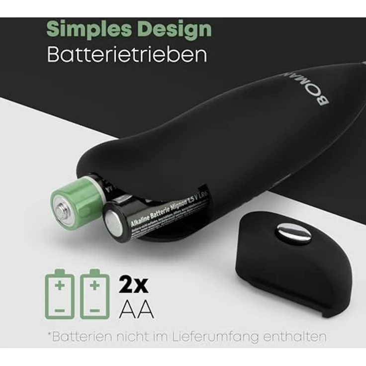 Bomann MS 344 CB Milchaufschäumer mit Batterie, Soft-Touch-Gehäuse – Bild 2