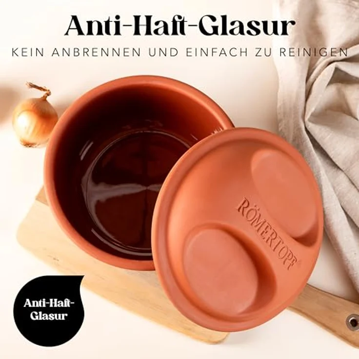 Römertopf Multibräter runder Dampfgar-Bräter Ø 22,5 cm – Bild 8