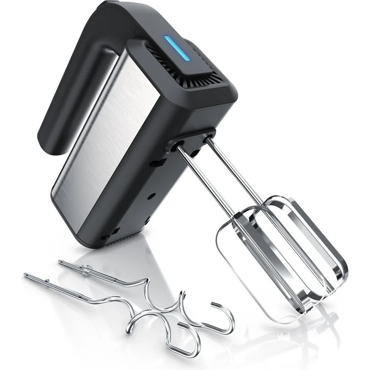 Arendo Handmixer, 350 W, 5 Geschwindigkeiten, inkl. 2 Rührbesen & 2 Knethaken
