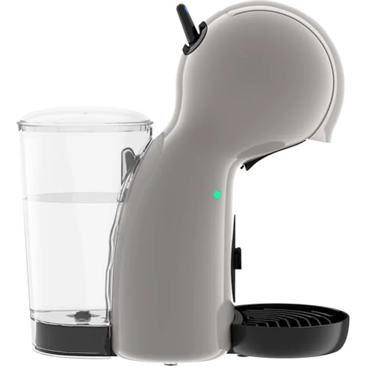 Krups KP1A3AF0 Dolce Gusto Piccolo, kompakte Kaffeekapselmaschine in Grau mit vielfältigen Getränkespezialitäten – Bild 4