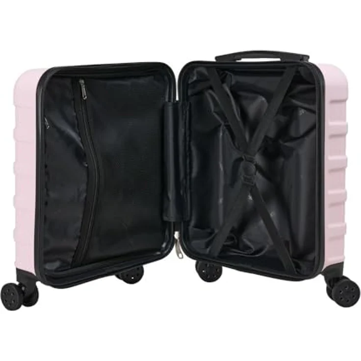 Cabin Max Anode Handgepäckkoffer, leicht, Hartschale, 4 Rollen, Zahlenschloss, Hint of Pink, 45 x 36 x 20 cm, 30 Liter – Bild 3