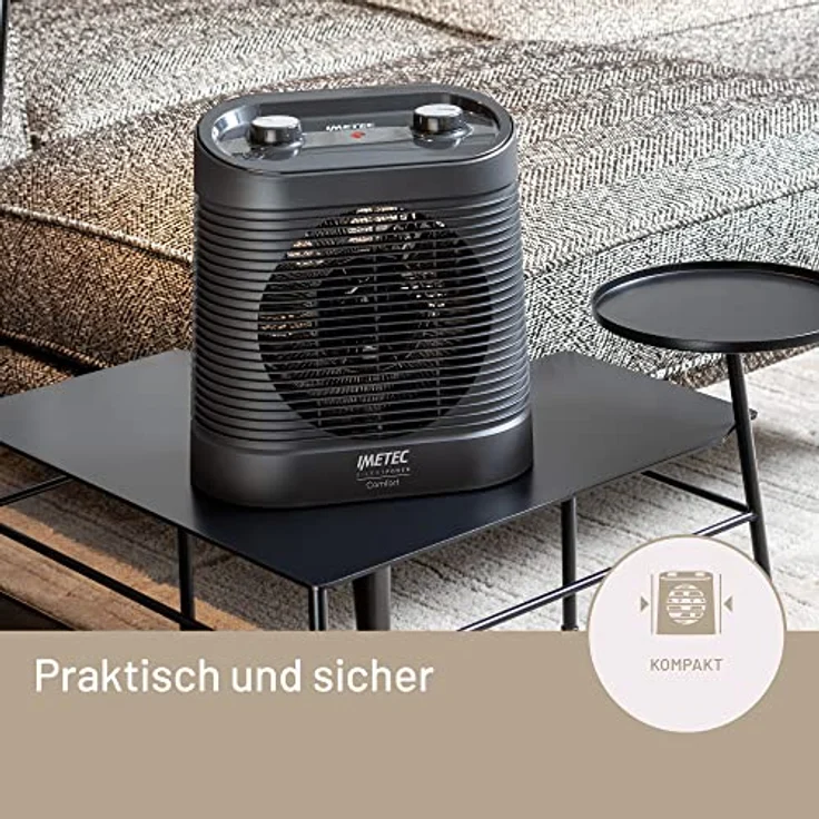 Digitaler Heizkörper IMETEC 4028 COMFOR Schwarz 2100 W, Radiator – Bild 6
