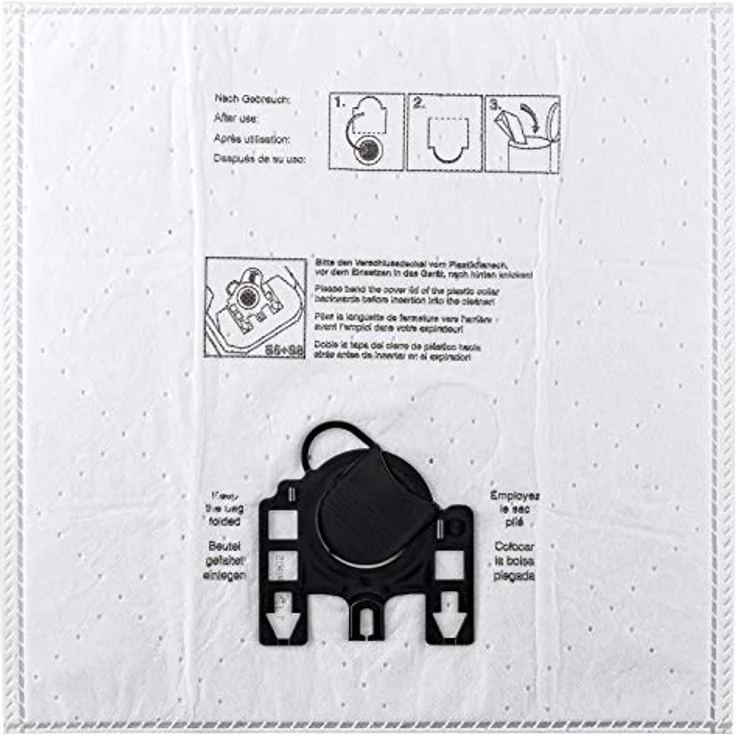 Etana 10x Staubsaugerbeutel für Miele S512 Super Air Clean, mehrlagiges Mikrovlies mit Klappverschluss für saubere Entsorgung – Bild 4