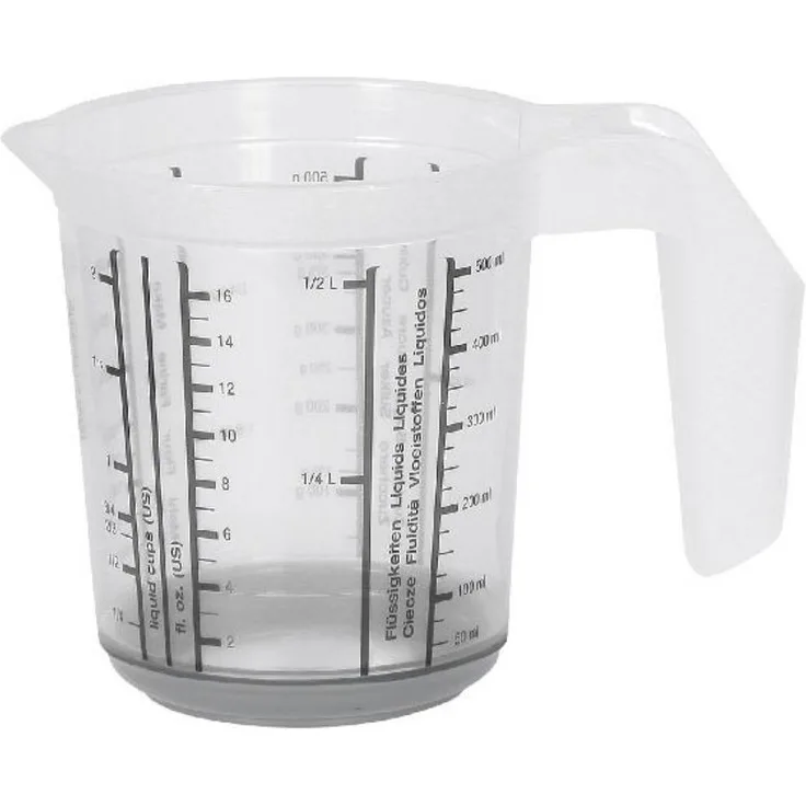keeeper Messbecher KEEEPER Messkanne Massimo 500ml nordic grey, spülmaschinengeeignet, lebensmittelecht, rutschfester Stand
