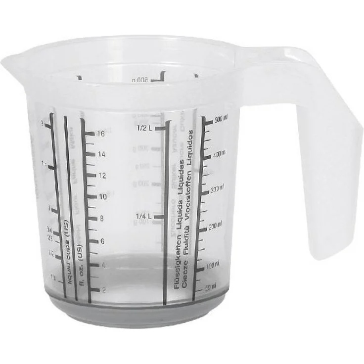keeeper Messbecher KEEEPER Messkanne Massimo 500ml nordic grey, spülmaschinengeeignet, lebensmittelecht, rutschfester Stand