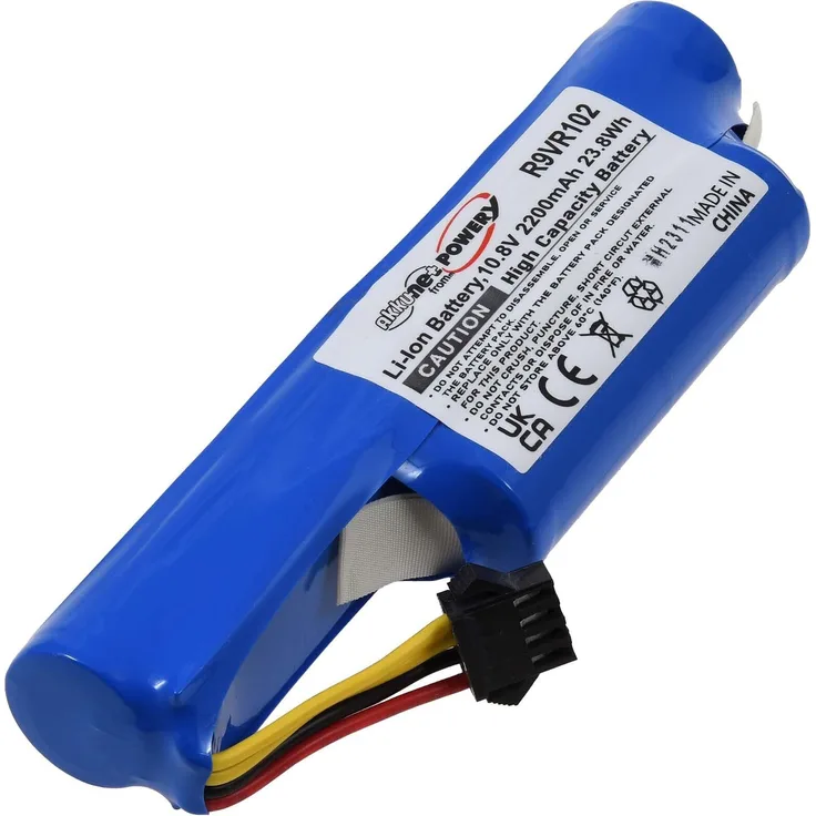 Powery Akku kompatibel mit Vileda Typ 18650-M26, 10,8V 2200mAh Li-Ion