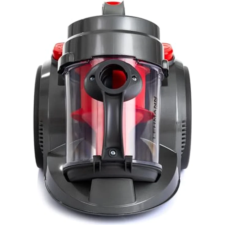 LEHMANN LHOCV-7018 Zyklon Staubsauger beutellos | Bodenstaubsauger mit Zyklontechnologie | Zylinder-Staubsauger mit Düsensatz | 4000 Watt, HEPA-Filter, 1,8 L, schwarz – Bild 5