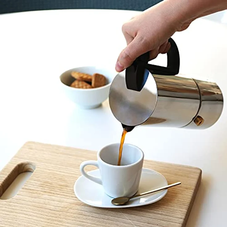 Gnali & Zani CHICCA - Espressokocher, Edelstahl, 6 Tassen – Bild 3