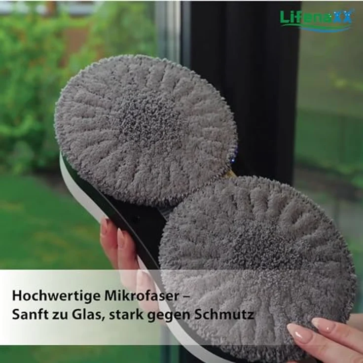 Lifenaxx LX-055 Ersatzpads, 10 Stück Mikrofaser-Reinigungspads mit hoher Schmutzaufnahme, langlebig & passgenau – Bild 5