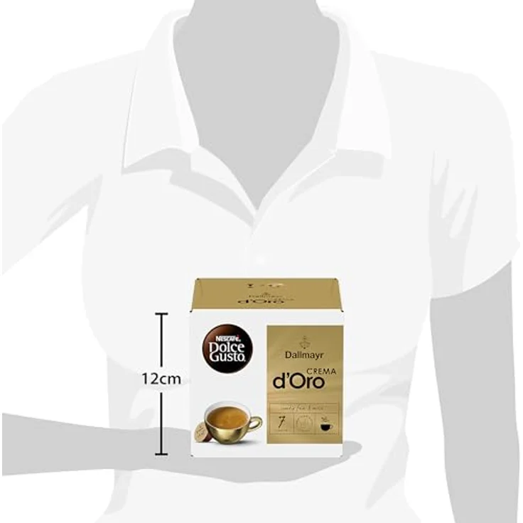 Nescafé Dolce Gusto Dallmayr Crema d´Oro, Kaffee, Kaffeekapsel, 3er Pack, 3 x 16 Kapseln – Bild 8