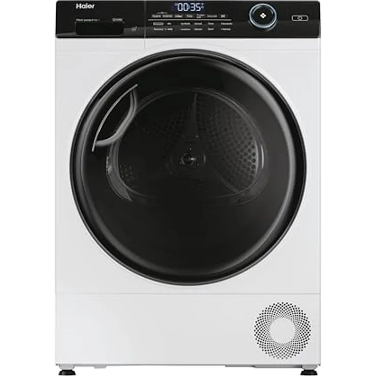 Haier I-PRO SERIE 5 HD91-A3959E Wärmepumpentrockner / 9 kg/A+++ / Smart Home - Wi-Fi & hOn App/Hygiene-Funktion/I-Refresh Dampfprogramm/Schontrommel