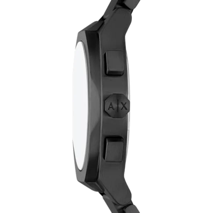 Armani Exchange Herren Analog Quarz Uhr mit Edelstahl Armband AX4183, 42 mm Gehäuse, Chronograph-Anzeige, schwarz – Bild 4