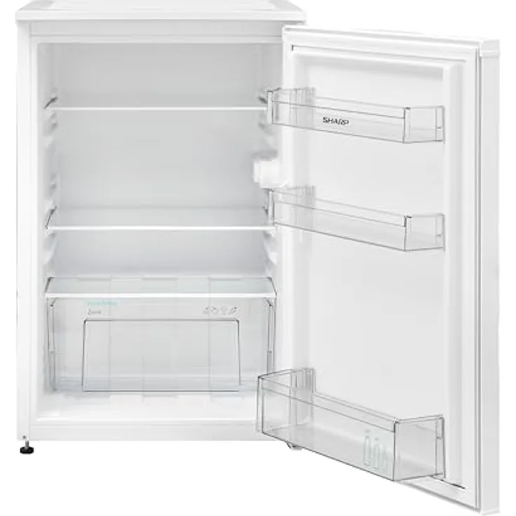 Sharp SJ-UD135T2W-EU Kühlschrank, 135L Nutzinhalt, stufenlose Temperaturregelung, LED Innenbeleuchtung, Weiß