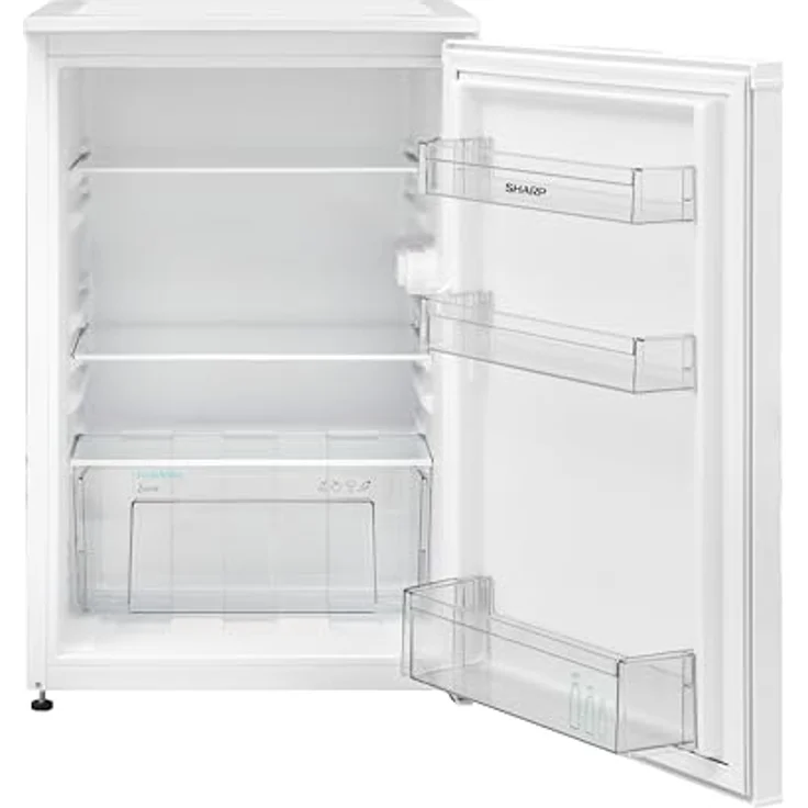 Sharp SJ-UD135T2W-EU Kühlschrank, 135L Nutzinhalt, stufenlose Temperaturregelung, LED Innenbeleuchtung, Weiß – Bild 1