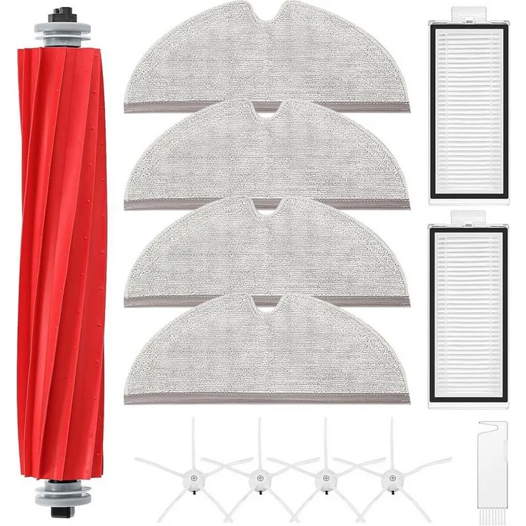 FELIXLEO Saugroboter Zubehör-Set für Roborock Q7, 1 Rollenbürste, 2 Filter, 4 Wischpads, (1-tlg)