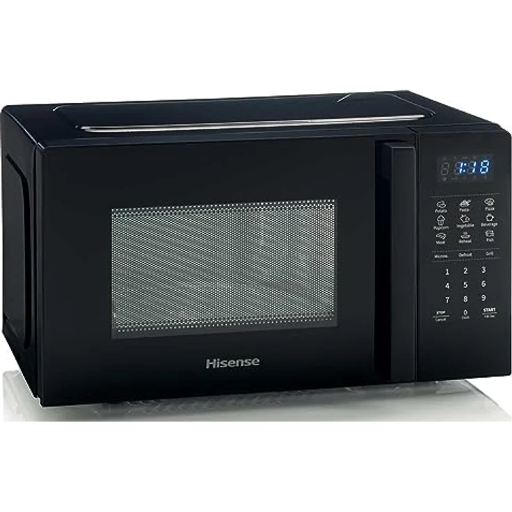 Hisense H20MOB4HG Mikrowelle mit elektronischer Steuerung, Fassungsvermögen 20 l, Leistung 700 WattGrill Leistung 900 Watt, LED-Display Touch-Bedienelemente, Grillfunktion, Farbe Silver – Bild 5