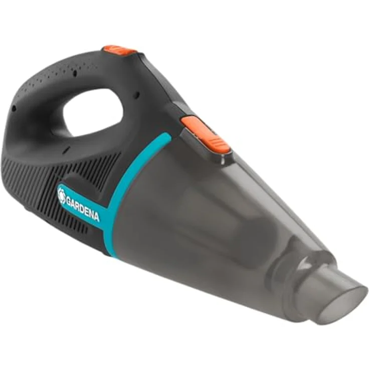 GARDENA Outdoor Handsauger EasyClean Li: Akku-Sauger für feuchte und trockene Partikel, integrierter Li-Ionen-Akku, hohe Saugleistung (9339-20) – Bild 4
