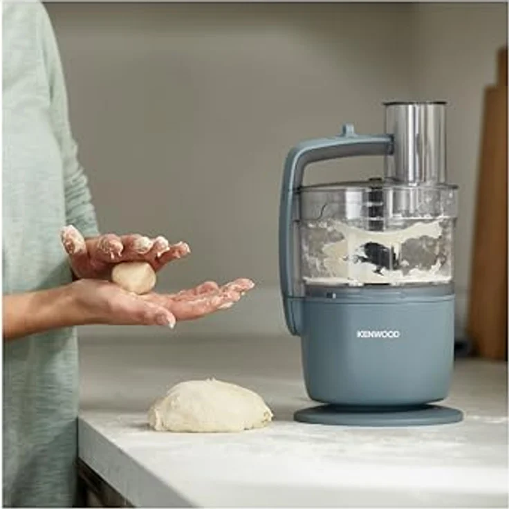 Kenwood MultiPro Go FDP22.​000GY, Küchenmaschine mit 650W Motor, Storm Blu, 1.3L Schüssel, püriert, knetet, reibt und schneidet – Bild 4