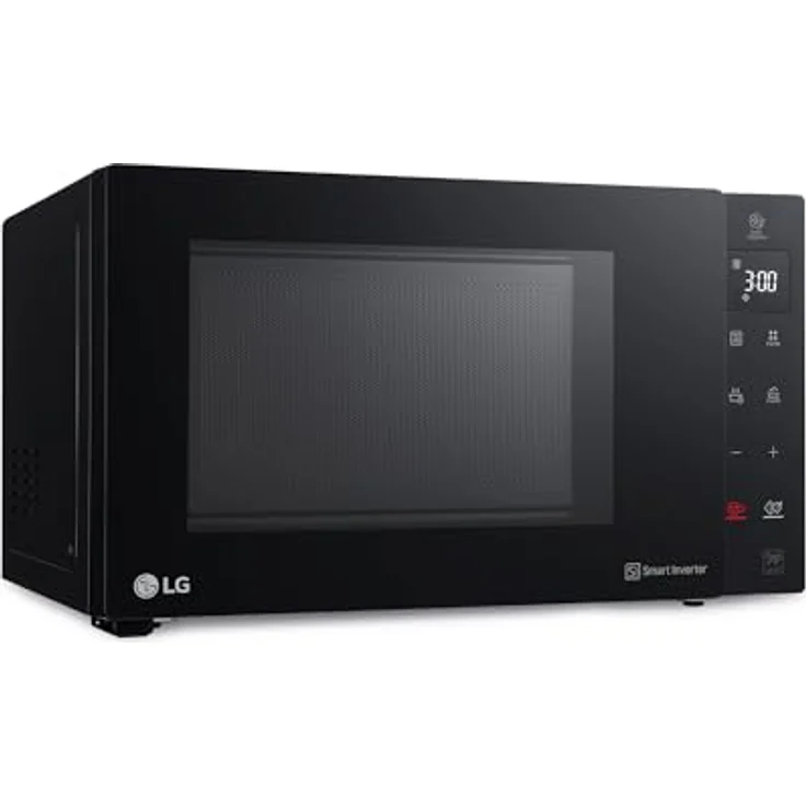 LG Smart Inverter MH6535GIB Mikrowelle mit Grill, Standgerät, 25 Liter Garraum, 1000 Watt, Auftauen, schwarz – Bild 2