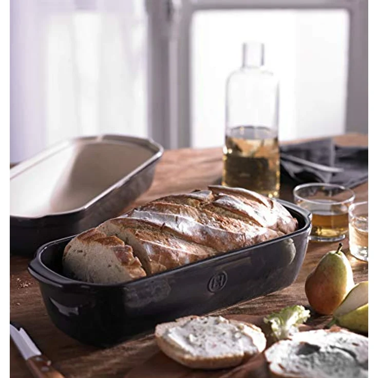 Emile Henry 795503 Italienisches Brot Bäcker, Keramik, Holzkohle – Bild 6