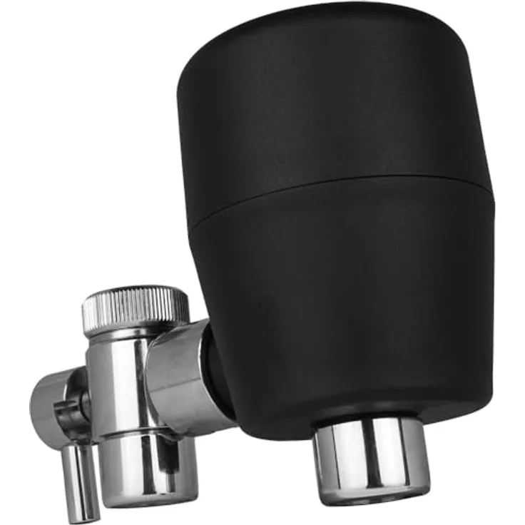 Riva rivaALVA-S Jova EM Wasserfilter am Wasserhahn mit EM-Keramik - Schwarz