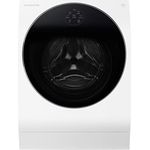LG SIGNATURE LSWD100X, Klasse A, Waschtrockner 12 - 7 kg, 1550 U/min, 4-fach Klasse A, AI Direct Drive, Wärmepumpen Waschtrockner, Automatisches Dosiersystem, Steam-Funktion, 60 x 67.5 x 85 cm ꟷ Weiß