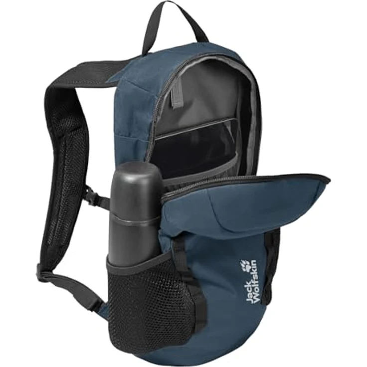 Jack Wolfskin Daypack VELOCITY LITE 10, leichter Sport-Rucksack mit AEROSHAPE LITE Tragesystem und Trinkblasenfach, schwarz – Bild 6
