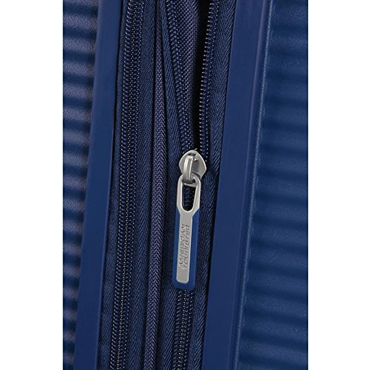 American Tourister Soundbox - Spinner S Erweiterbar Handgepäck, 55 cm, 41 L, Blau (Midnight Navy) – Bild 4