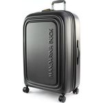 Mandarina Duck, Koffer, Logoduck+ 4-Rollen-Trolley 75 cm, Schwarz, (103 l, L)