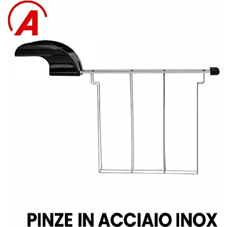 Ardes ARTOAST03 TOSTO PRESTIGE Toaster mit Edelstahlzangen, 2 Timer für 7 Röstungen, abnehmbare Krümelschublade und Kabelaufwicklung, 750 W – Bild 2