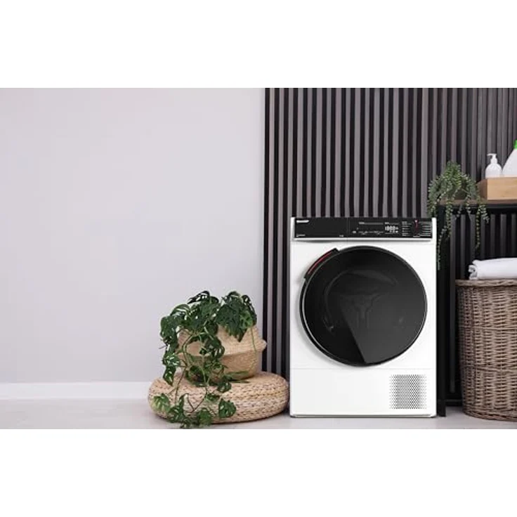 SHARP KD-WNHB8S9GWC-DE Wäschetrockner, 8kg, Energieeffizienzklasse C, WiFi, 15 Trockenprogramme mit 20-Minuten-Schnelltrockenprogramm, Weiß – Bild 3