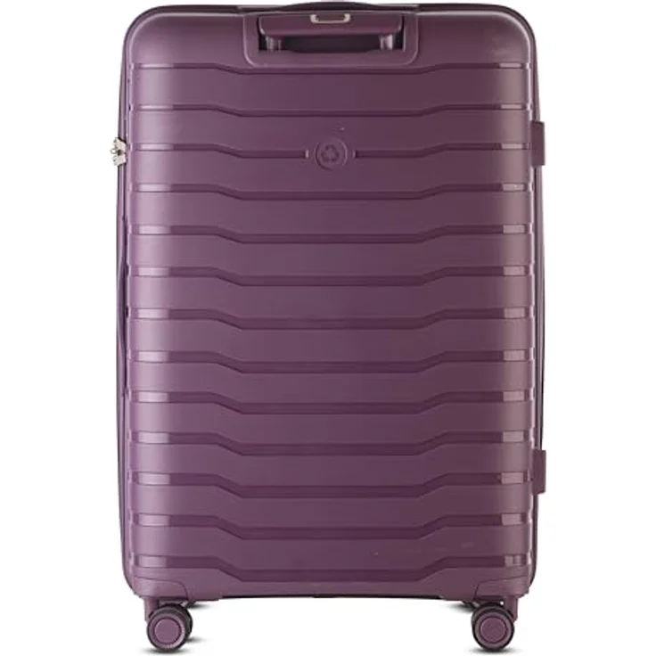 Worldpack Portland 4 Rollen Kofferset, 3-teilig, 100% Polypropylen, lila, Maße: 52 cm x 29 cm x 72 cm – Bild 5