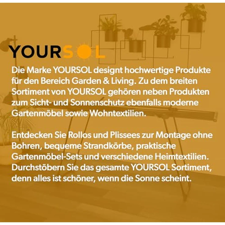 Yoursol Wäscheständer Florenz XXL, 20-28m Trockenlänge, extra dicke Leinen, Schwarz – Bild 6