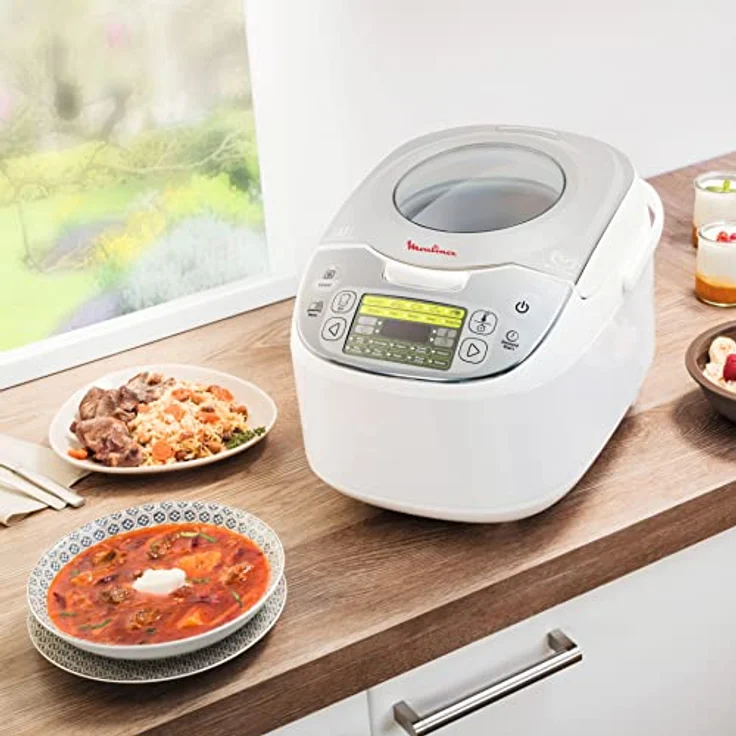 Moulineux MK812121 Multikocher Advance Color Blanco, 5L, Aluminium, Weiß, 750 Watt – Bild 6