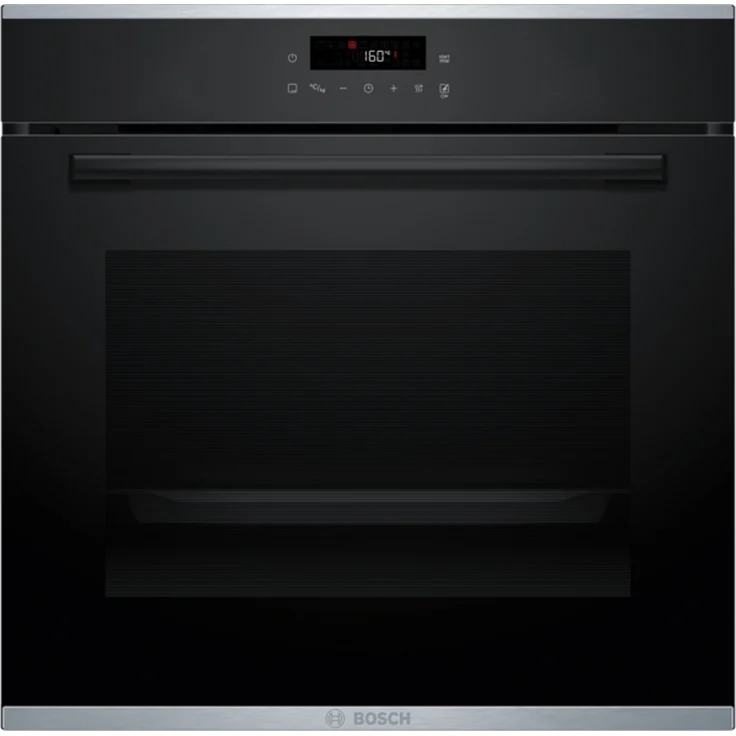 Bosch Serie 4 HBA271BB3 Einbau-Backofen, 71 l Garraum, 5 Beheizungsarten, Schwarz, Selbstreinigung Pyrolyse, TouchControl Bedienung – Bild 1
